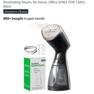 Handheld Garment Steamer - Black